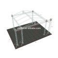 shanghai customize aluminum truss outdoor event display/ outdoor truss system with wood stage or floor